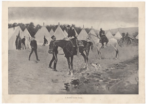 A Modern Cavalry Camp